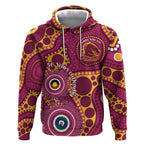 Broncos NAIDOC Week 2026 Personalised Hoodie 50 Years of Deadly Aboriginal Art
