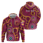 Broncos NAIDOC Week 2026 Personalised Hoodie 50 Years of Deadly Aboriginal Art