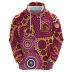 Broncos NAIDOC Week 2026 Personalised Hoodie 50 Years of Deadly Aboriginal Art