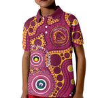 Broncos NAIDOC Week 2026 Personalised Kid Polo Shirt 50 Years of Deadly Aboriginal Art