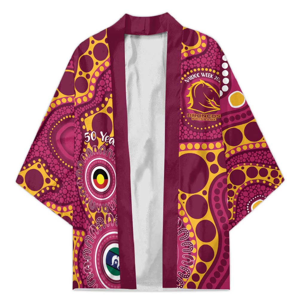 Broncos NAIDOC Week 2026 Personalised Kimono 50 Years of Deadly Aboriginal Art