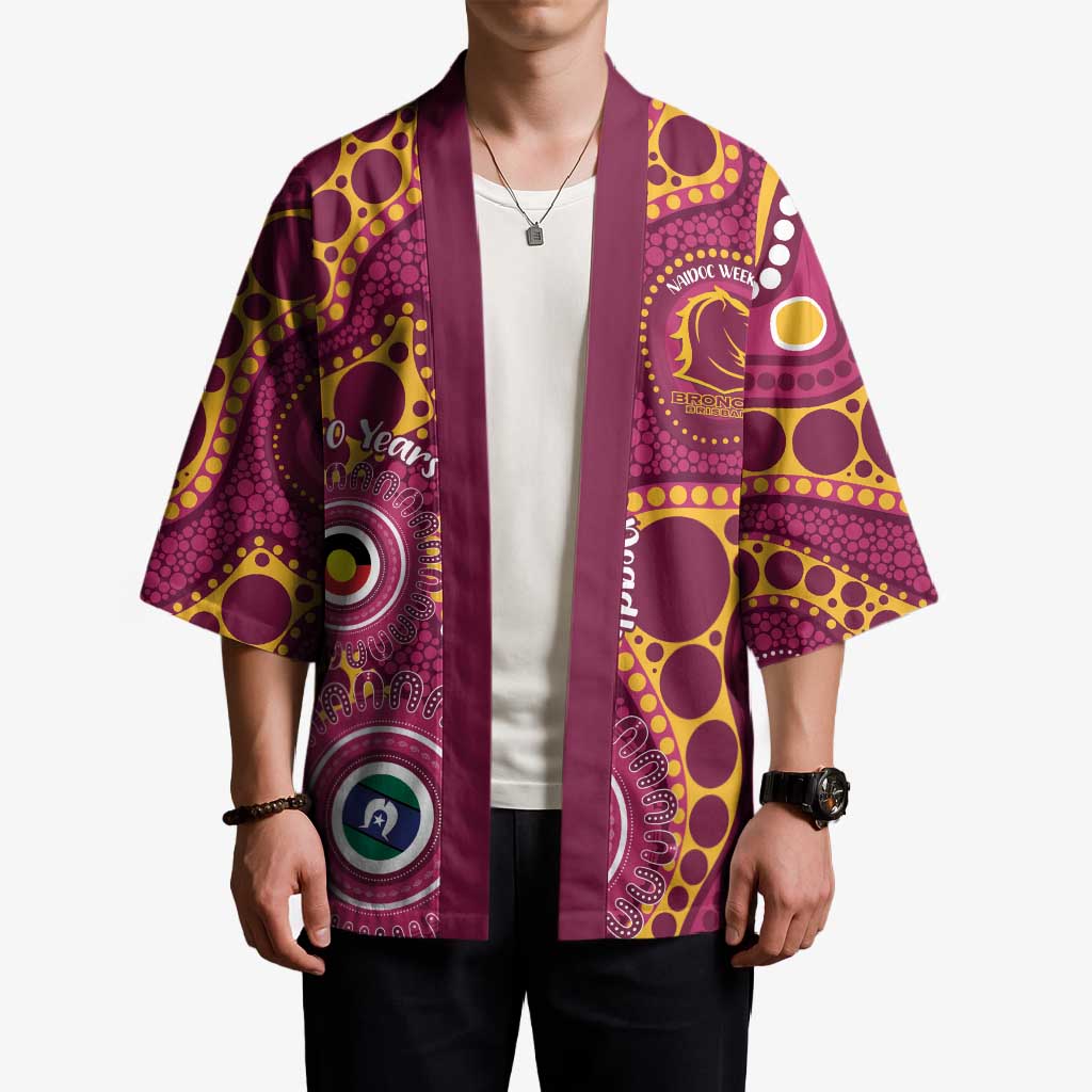 Broncos NAIDOC Week 2026 Personalised Kimono 50 Years of Deadly Aboriginal Art