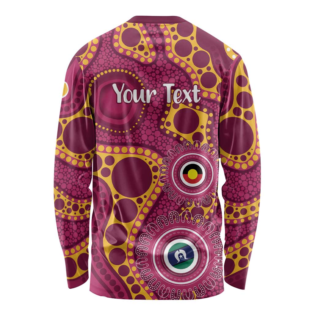 Broncos NAIDOC Week 2026 Personalised Long Sleeve Shirt 50 Years of Deadly Aboriginal Art