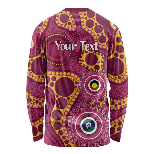 Broncos NAIDOC Week 2026 Personalised Long Sleeve Shirt 50 Years of Deadly Aboriginal Art