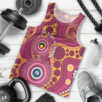 Broncos NAIDOC Week 2026 Personalised Men Tank Top 50 Years of Deadly Aboriginal Art