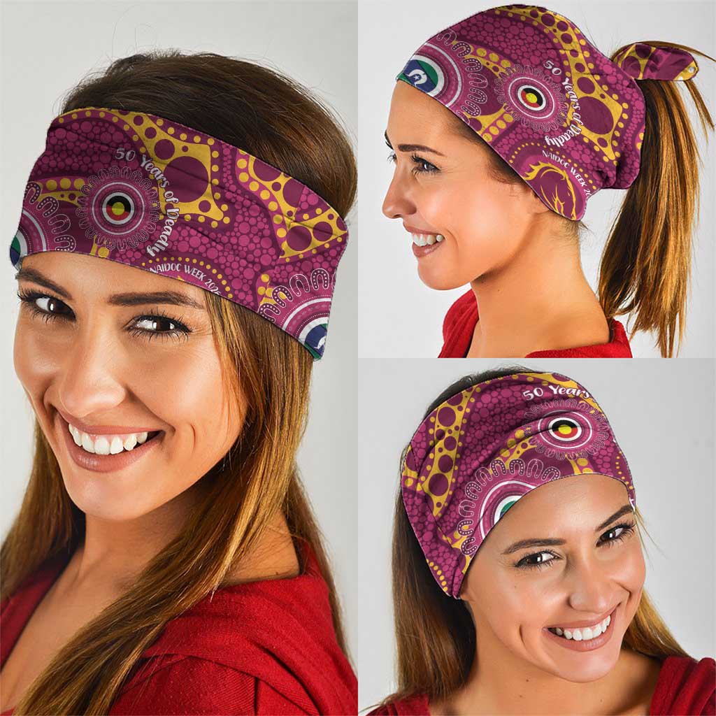 Broncos NAIDOC Week 2026 Personalised Neck Gaiter 50 Years of Deadly Aboriginal Art