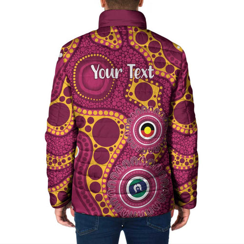 Broncos NAIDOC Week 2026 Personalised Padded Jacket 50 Years of Deadly Aboriginal Art