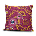 Broncos NAIDOC Week 2026 Personalised Pillow Cover 50 Years of Deadly Aboriginal Art