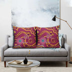 Broncos NAIDOC Week 2026 Personalised Pillow Cover 50 Years of Deadly Aboriginal Art