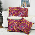 Broncos NAIDOC Week 2026 Personalised Pillow Cover 50 Years of Deadly Aboriginal Art