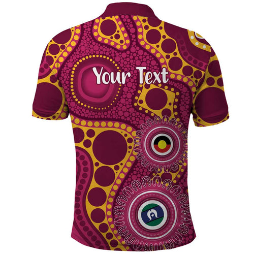 Broncos NAIDOC Week 2026 Personalised Polo Shirt 50 Years of Deadly Aboriginal Art