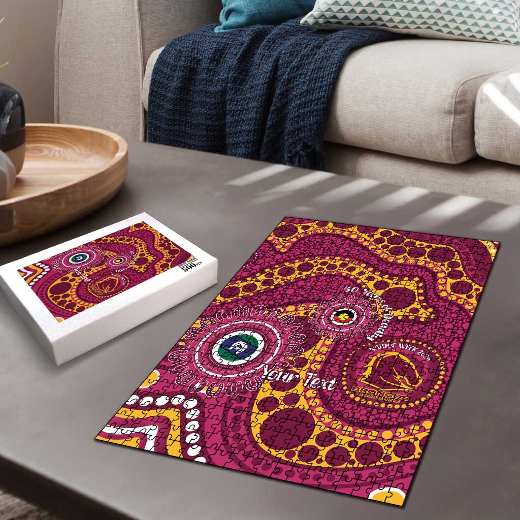 Broncos NAIDOC Week 2026 Personalised Puzzle 50 Years of Deadly Aboriginal Art