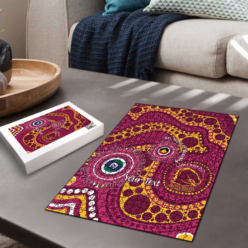 Broncos NAIDOC Week 2026 Personalised Puzzle 50 Years of Deadly Aboriginal Art