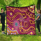 Broncos NAIDOC Week 2026 Personalised Quilt 50 Years of Deadly Aboriginal Art