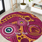 Broncos NAIDOC Week 2026 Personalised Round Carpet 50 Years of Deadly Aboriginal Art