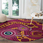 Broncos NAIDOC Week 2026 Personalised Round Carpet 50 Years of Deadly Aboriginal Art
