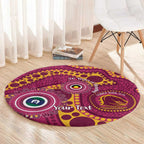 Broncos NAIDOC Week 2026 Personalised Round Carpet 50 Years of Deadly Aboriginal Art