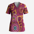 Broncos NAIDOC Week 2026 Personalised Scrub Top 50 Years of Deadly Aboriginal Art
