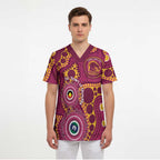 Broncos NAIDOC Week 2026 Personalised Scrub Top 50 Years of Deadly Aboriginal Art