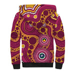 Broncos NAIDOC Week 2026 Personalised Sherpa Hoodie 50 Years of Deadly Aboriginal Art