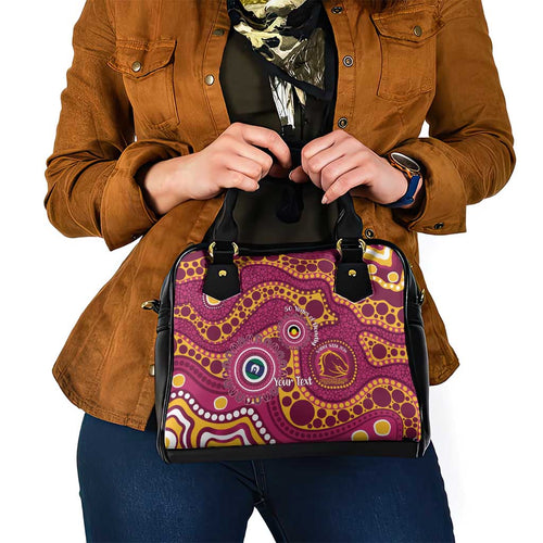 Broncos NAIDOC Week 2026 Personalised Shoulder Handbag 50 Years of Deadly Aboriginal Art