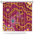 Broncos NAIDOC Week 2026 Personalised Shower Curtain 50 Years of Deadly Aboriginal Art