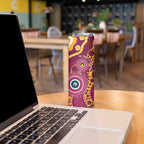 Broncos NAIDOC Week 2026 Personalised Skinny Tumbler 50 Years of Deadly Aboriginal Art