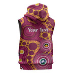 Broncos NAIDOC Week 2026 Personalised Sleeveless Hoodie 50 Years of Deadly Aboriginal Art