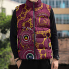 Broncos NAIDOC Week 2026 Personalised Sleeveless Puffer Jacket 50 Years of Deadly Aboriginal Art