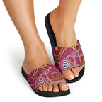 Broncos NAIDOC Week 2026 Personalised Slide Sandals 50 Years of Deadly Aboriginal Art