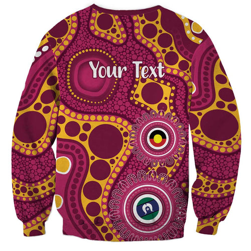 Broncos NAIDOC Week 2026 Personalised Sweatshirt 50 Years of Deadly Aboriginal Art