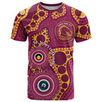 Broncos NAIDOC Week 2026 Personalised T Shirt 50 Years of Deadly Aboriginal Art