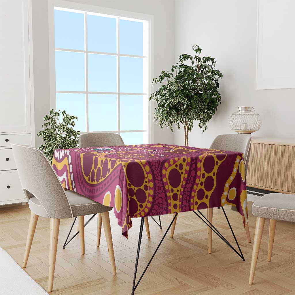 Broncos NAIDOC Week 2026 Personalised Tablecloth 50 Years of Deadly Aboriginal Art