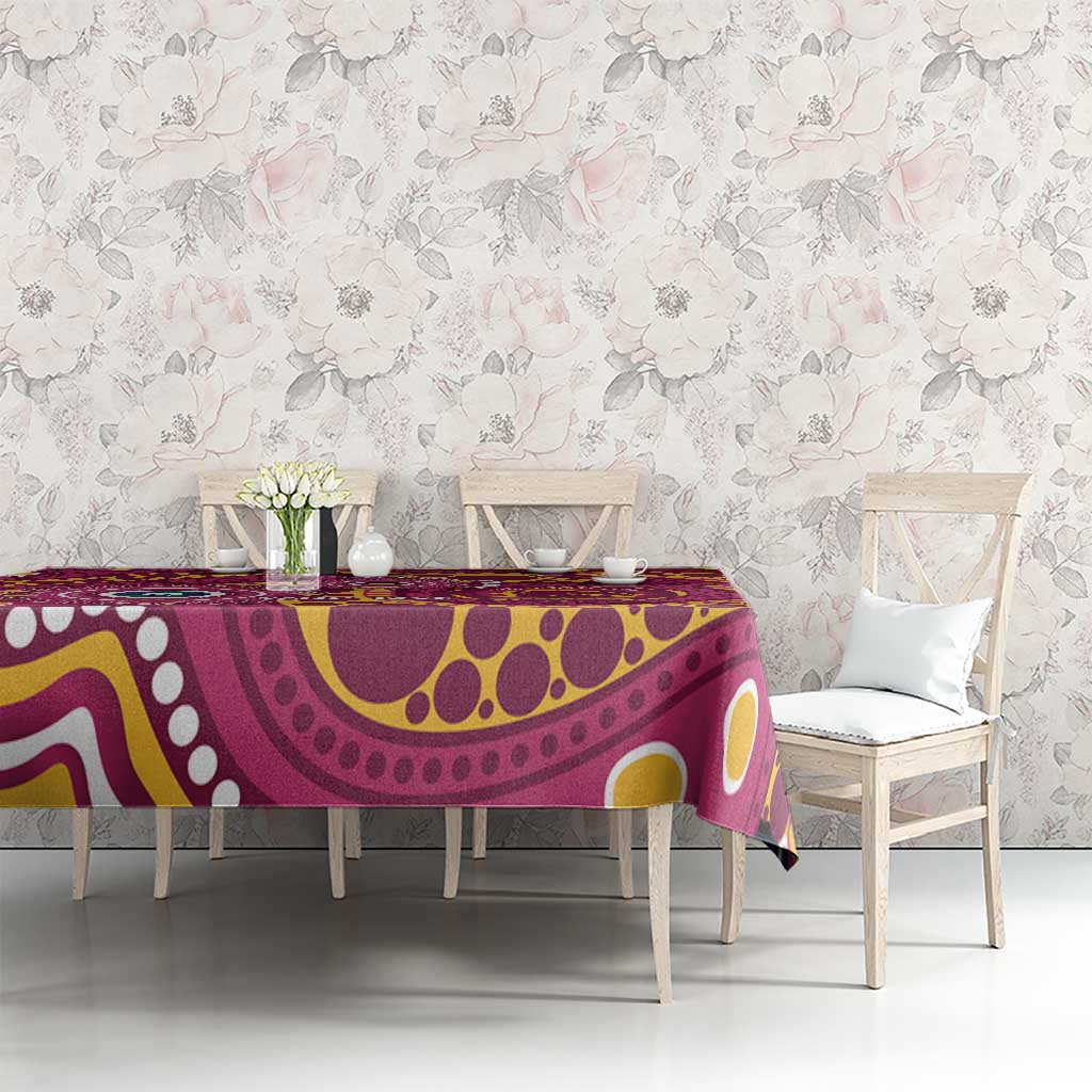 Broncos NAIDOC Week 2026 Personalised Tablecloth 50 Years of Deadly Aboriginal Art