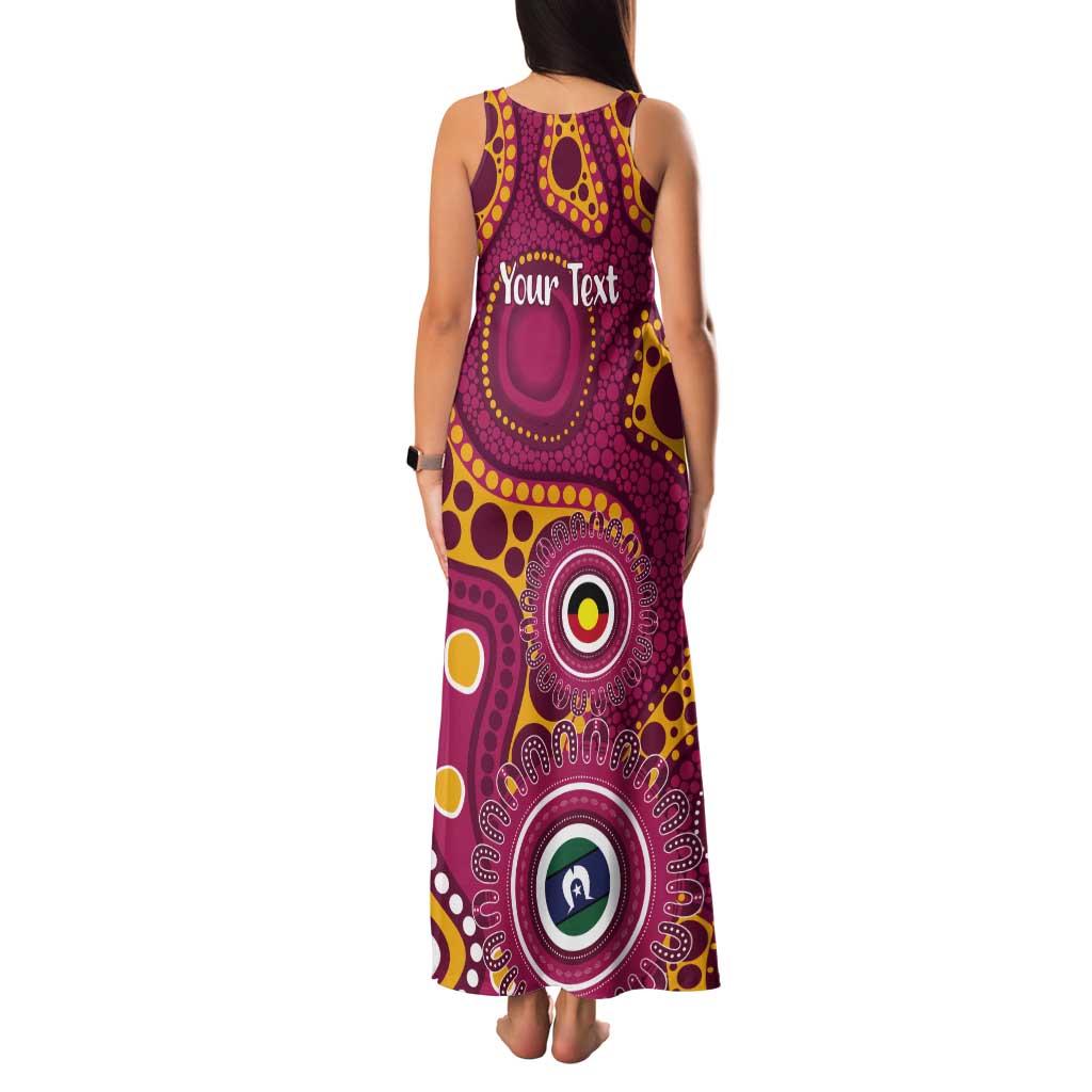 Broncos NAIDOC Week 2026 Personalised Tank Maxi Dress 50 Years of Deadly Aboriginal Art