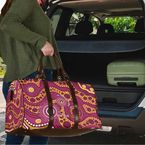 Broncos NAIDOC Week 2026 Personalised Travel Bag 50 Years of Deadly Aboriginal Art