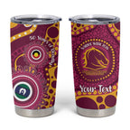 Broncos NAIDOC Week 2026 Personalised Tumbler Cup 50 Years of Deadly Aboriginal Art