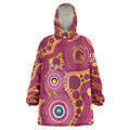 Broncos NAIDOC Week 2026 Personalised Wearable Blanket Hoodie 50 Years of Deadly Aboriginal Art
