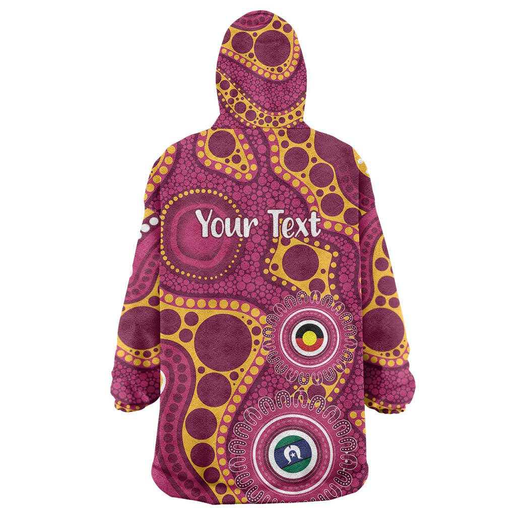 Broncos NAIDOC Week 2026 Personalised Wearable Blanket Hoodie 50 Years of Deadly Aboriginal Art