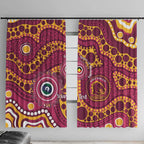 Broncos NAIDOC Week 2026 Personalised Window Curtain 50 Years of Deadly Aboriginal Art