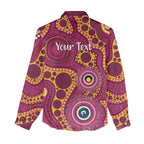 Broncos NAIDOC Week 2026 Personalised Women Casual Shirt 50 Years of Deadly Aboriginal Art