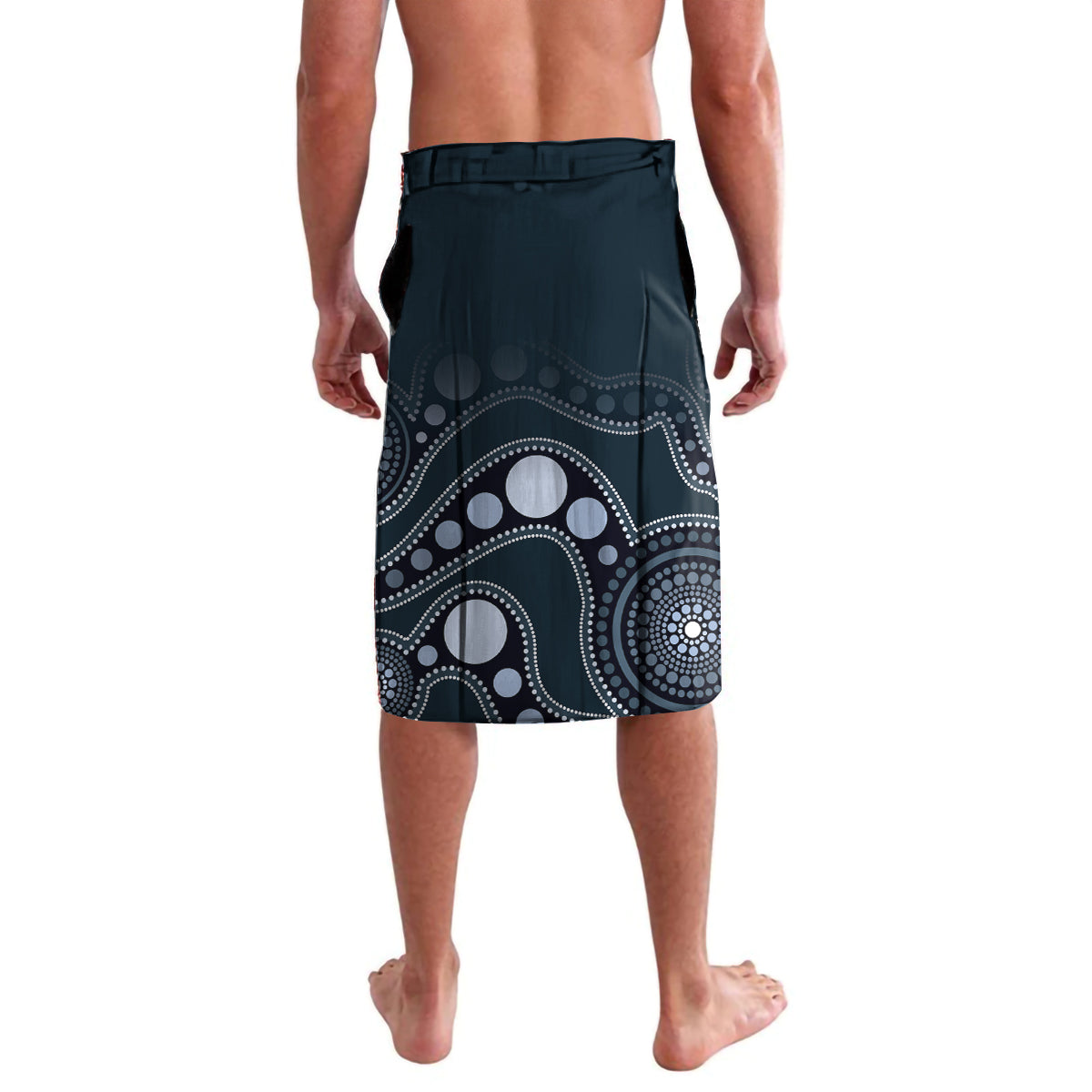 Demons And Blues Football Lavalava Melbourne And Calrton Mascots Aboriginal Art