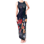 Demons And Blues Football Tank Maxi Dress Melbourne And Calrton Mascots Aboriginal Art
