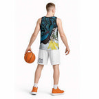 New Zealand Silver Fern Tui Bird Basketball Jersey Maori Kowhai Paua Shell Taniko Motifs - Aussie Hoodie