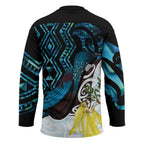 New Zealand Silver Fern Tui Bird Hockey Jersey Maori Kowhai Paua Shell Taniko Motifs - Aussie Hoodie