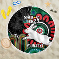 Custom NAIDOC Week 2025 Rabbitohs Beach Blanket Go Souths Indigenous Art
