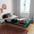 Custom NAIDOC Week 2025 Rabbitohs Bedding Set Go Souths Indigenous Art