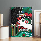 Custom NAIDOC Week 2025 Rabbitohs Canvas Wall Art Go Souths Indigenous Art