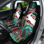 Custom NAIDOC Week 2025 Rabbitohs Car Seat Cover Go Souths Indigenous Art
