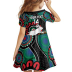 Custom NAIDOC Week 2025 Rabbitohs Family Matching Off Shoulder Maxi Dress and Hawaiian Shirt Go Souths Indigenous Art